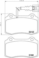 Mintex Brake Pad Set fits -Seat MDB2271 (also fits other vehicles)