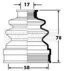 First Line Cv Joint Boot Kit Part No -FCB2382