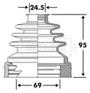 Borg & Beck Cv Joint Boot Kit Part No -BCB6115