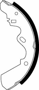 Mintex Brake Shoes fits -Bedford Isuzu Vauxhall MFR209 (also fits other vehicles)