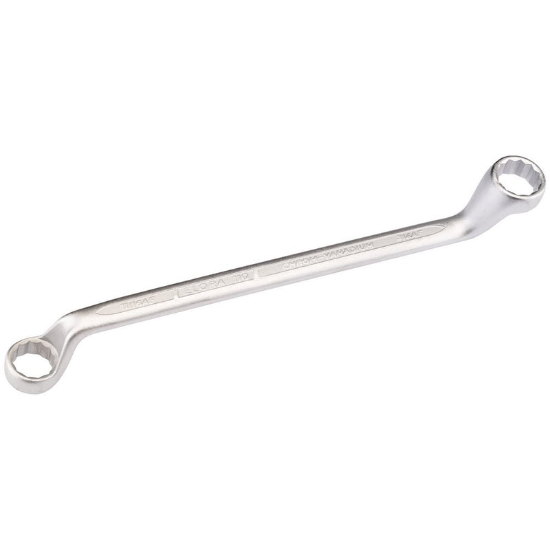 Elora Deep Crank Imperial Ring Spanner, 11/16 x 3/4"