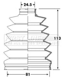 First Line Cv Joint Boot Kit Part No -FCB6316