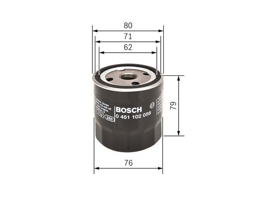 Bosch Oil Filter - 0451103354