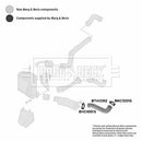 Borg & Beck Turbo Hose Part No -BTH1093