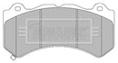 Borg & Beck Front Brake Pad Set -BBP2436