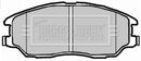 Borg & Beck Front Brake Pad Set -BBP1912