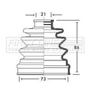 First Line Cv Joint Boot Kit Part No -FCB2760