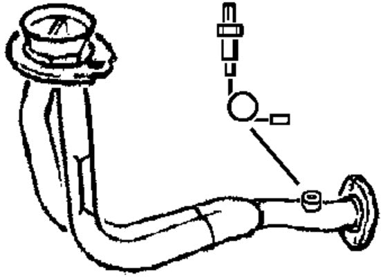 Klarius 301677 - Front Pipe For Cat  - Fits Renault Clio 1.8i