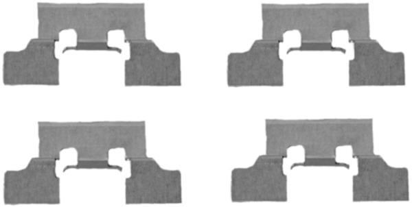 Textar Brake Pad Fitting Kit - 82506700