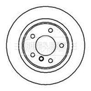 Borg & Beck Brake Disc Pair Part No -BBD4184