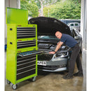 Draper 3 Drawer MID Tool Chest(Green) - 35742