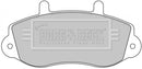 Borg & Beck Brake Pad Set - BBP1638