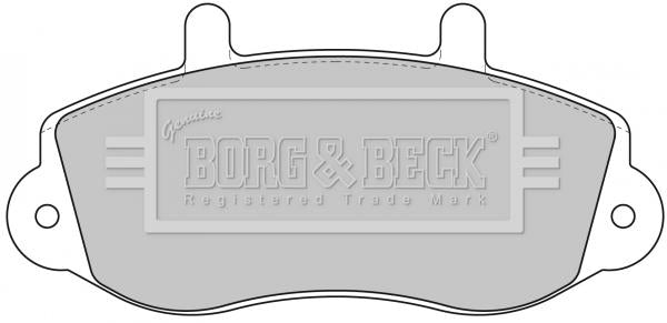 Borg & Beck Brake Pad Set - BBP1638