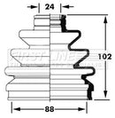 First Line Cv Joint Boot Kit Part No -FCB2397