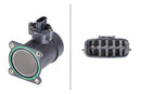 HELLA 8ET 358 095-041 Air Mass Sensor - 5-pin connector - Pipe-neck