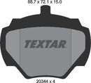 Textar Brake Pad Set - 2034402