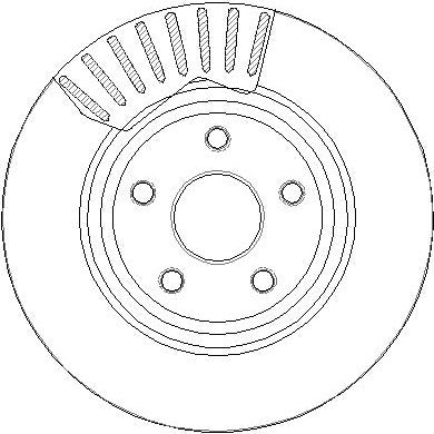 Disctech Brake Disc - Fits Alpina, Jeep - ABD3435 - Front Axle