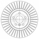 Borg & Beck Brake Disc Single Part No -BBD6072S