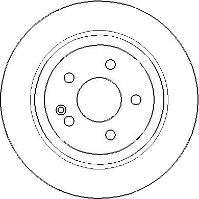 Disctech Brake Disc - Fits Jaguar, Mercedes-benz - ABD3269 - Rear Axle