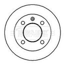 Borg & Beck Brake Disc Pair Part No -BBD4749