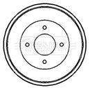 Borg & Beck Brake Drum  - BBR7082