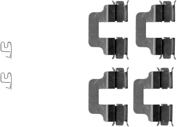 Textar Brake Pad Fitting Kit - 82060100