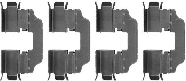 Textar Brake Pad Fitting Kit - 82076200
