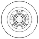 Borg & Beck Brake Disc Single Part No -BBD5977S