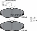 Textar Brake Pad Set - 2360201