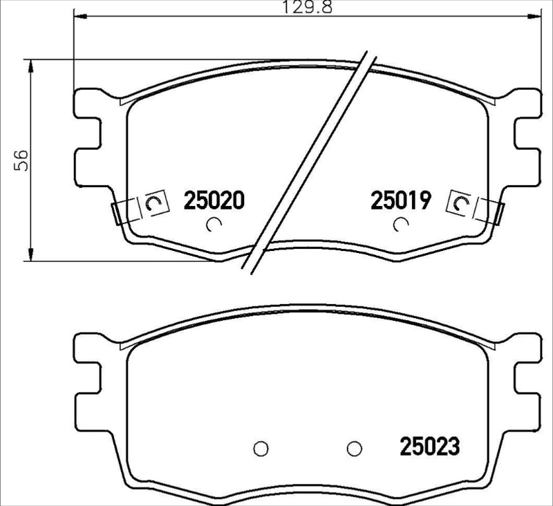 Brembo Brake Pad Set - P30069