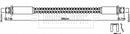 Borg & Beck Brake Hose Part No -BBH8152