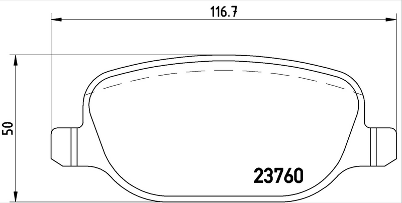 Brembo Brake Pad Set - P23089