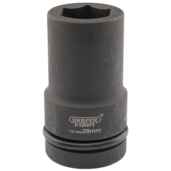 Expert HI-TORQ 6 Point Deep Impact Socket, 1" Sq Dr, 28mm