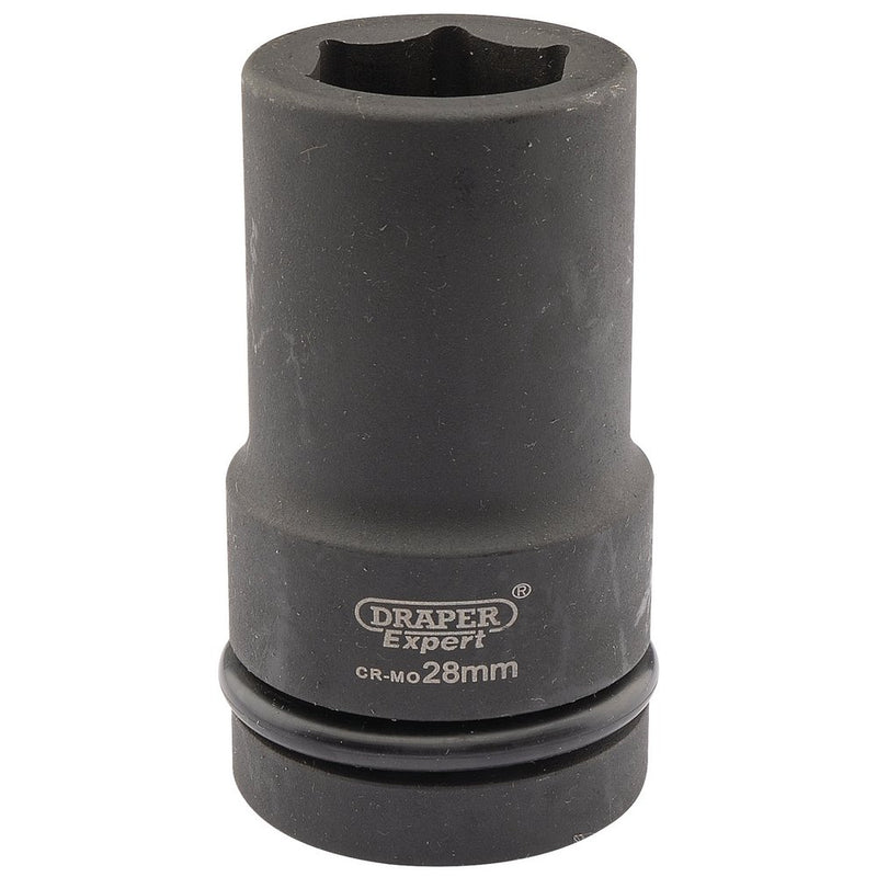 Expert HI-TORQ 6 Point Deep Impact Socket, 1" Sq Dr, 28mm