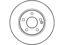 Disctech Brake Disc - Fits Mercedes-benz - ABD2913 - Front Axle