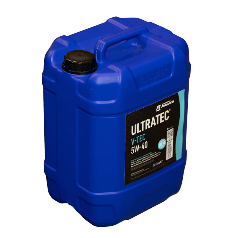 Ultratec V-TEC F1 5W40 - 20 Litre Engine Oil