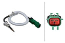 HELLA 6PT 010 376-551 Sensor, exhaust gas temperature - 2-pin connector