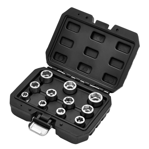 Draper Bolt Extractor Socket Set, 3/8" Sq. Dr.  (11 Piece)