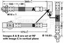 Borg & Beck Brake Hose Part No -BBH7148