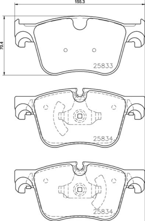 Brembo Brake Pad Set - P61127