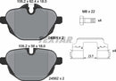 BMW, Brake Pad Set - Textar 2456101