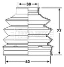 Borg & Beck CV Boot Kit  - BCB6195