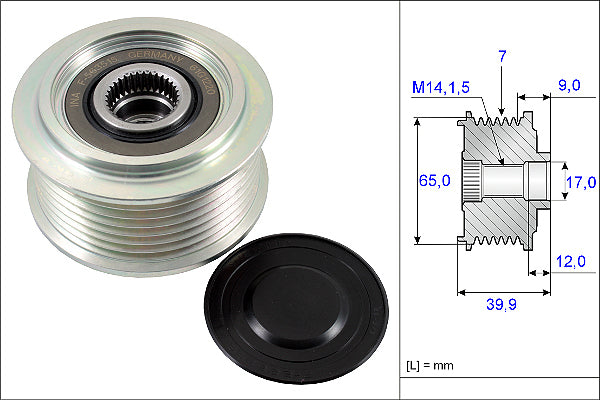 INA Alternator Freewheel Clutch - Part No - 535022910