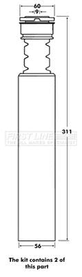 First Line Strut Protection Kit Part No -FPK7106