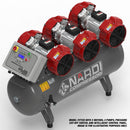 NARDI EXTREME MP 6HP 270ltr 21BAR Compressor with Panel