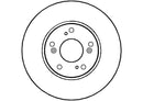 Disctech Brake Disc - Fits Honda, Suzuki - ABD2898 - Front Axle