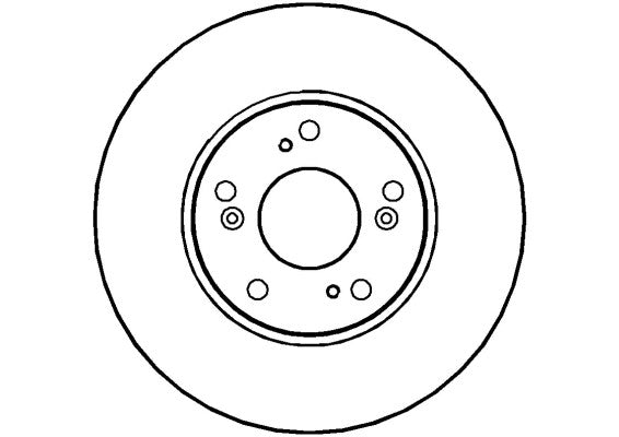 Disctech Brake Disc - Fits Honda, Suzuki - ABD2898 - Front Axle