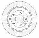 Borg & Beck Brake Disc Pair Part No -BBD4532