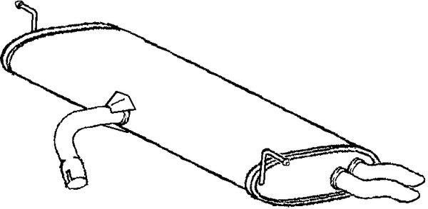 Klarius VW602B - Box With Tail Pipe