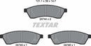 Textar Brake Pad Set - 2474401